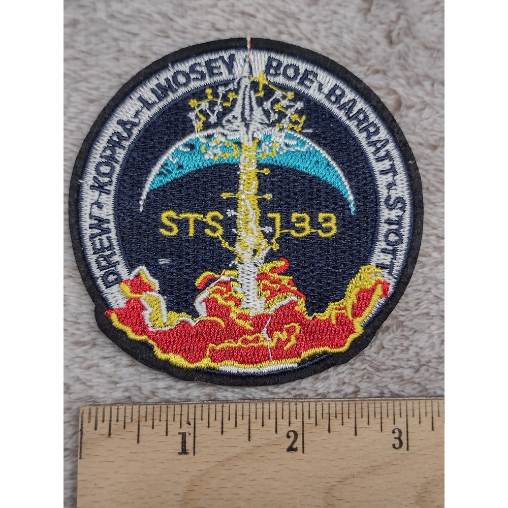NASA STS-133 Space Shuttle Discovery Final Mission Embroidered Iron-on Patch